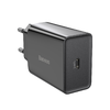 Baseus Speed Mini Hálózati töltő adapter USB Type-C 20W 3A PD QC fekete (CCFS-SN01) - 3. kép