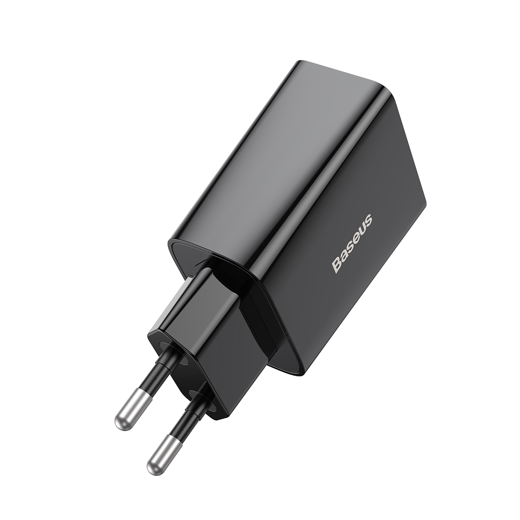 Baseus Speed Mini Hálózati töltő adapter USB Type-C 20W 3A PD QC fekete (CCFS-SN01) - 6