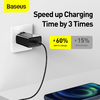 Baseus Speed Mini Hálózati töltő adapter USB Type-C 20W 3A PD QC fekete (CCFS-SN01) thumbnail