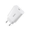 Baseus Speed Mini Hálózati töltő adapter USB Type-C 20W 3A PD QC fehér (CCFS-SN02) - 0. kép