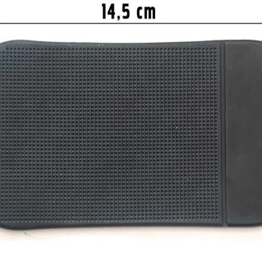 Csúszásmentes telefontartó műszerfalra 14.5 x 7.5cm fekete