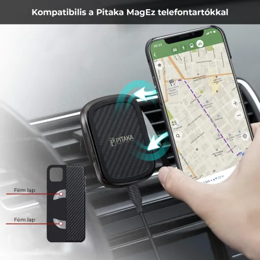 iPhone 12 valódi aramid tok fekete