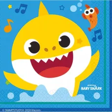 Baby Shark szalvéta 16 db-os 33*33 cm (DPA9909040)