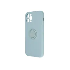 iPhone 11 Szilikon tok hátlapi gyűrűvel világoszöld