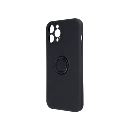 iPhone 11 Szilikon tok hátlapi gyűrűvel fekete iPhone 11 Szilikon tok hátlapi gyűrűvel fekete