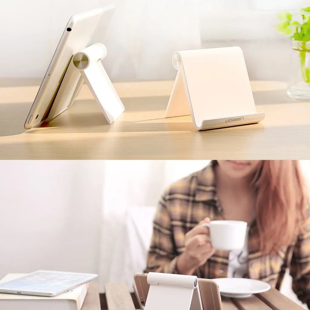 Ugreen Multi-Angle asztali telefon vagy tablet tartó állvány fekete (LP115 50748) - 11
