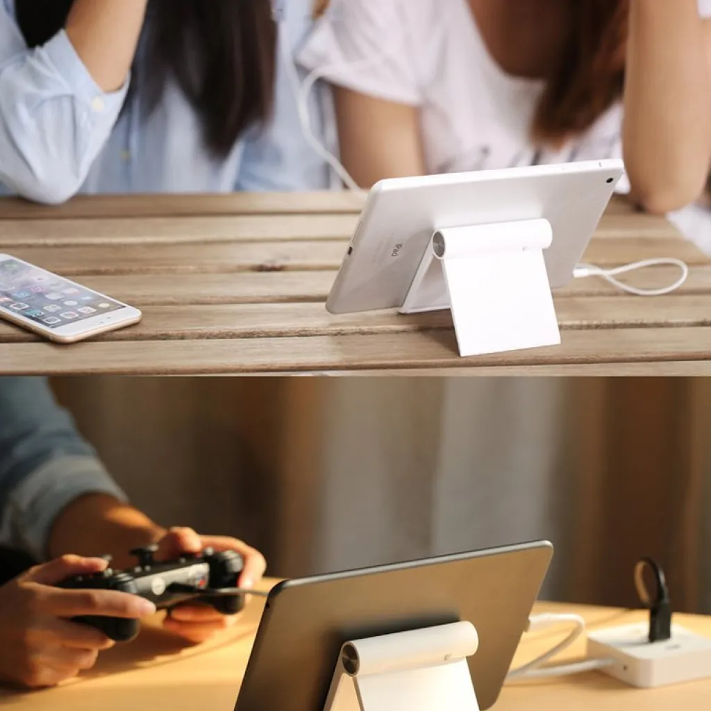 Ugreen Multi-Angle asztali telefon vagy tablet tartó állvány fekete (LP115 50748) - 13