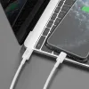 Dudao USB Type-C - Lightning kábel 18W 1m PD fehér (L6X) - 2. kép