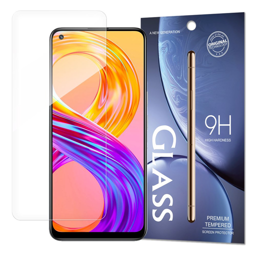 Realme 8 9H kijelzővédő üvegfólia Realme 8 9H kijelzővédő üvegfólia