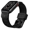 Spigen Rugged  Apple Watch 3 / 4 / 5 / 6 / 7 / 8 / SE (38 / 40 /41 mm) szíj matt fekete - 3. kép
