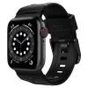 Spigen Rugged  Apple Watch 3 / 4 / 5 / 6 / 7 / 8 / SE (38 / 40 /41 mm) szíj matt fekete - 4. kép