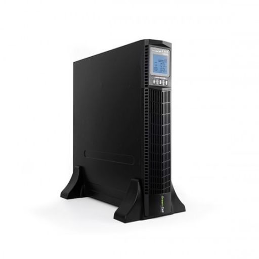 Green Cell UPS Online RTII 1000VA, szünetmentes tápegység LCD kijelzővel (UPS13)
