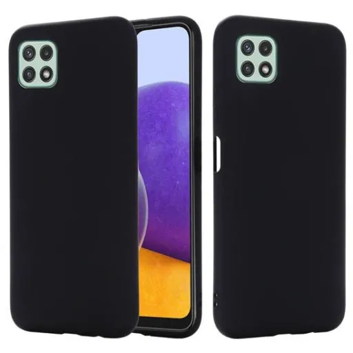 Samsung Galaxy A22 4G Szilikon flexibilis tok fekete Samsung Galaxy A22 4G Szilikon flexibilis tok fekete