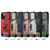 Samsung A52 Ring Armor tok kameralencse védővel, kihajtható támasszal, kártyatartóval piros (sam-a52-ring-armor-red) - 0. kép