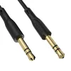 Borofone BL1 3.5mm - 3.5mm audio mini jack kábel 1m fekete - 0. kép