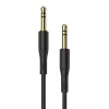 Borofone BL1 3.5mm - 3.5mm audio mini jack kábel 1m fekete - 3. kép