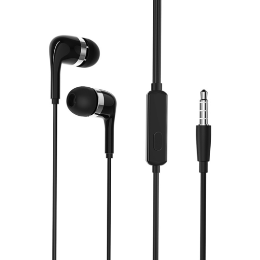 Borofone BM36 Vezetékes fülhallgató 3.5mm jack fekete