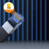 Ugreen NW153 Cat 8 F / FTP Braid Ethernet RJ45 kábel 1,5 m (fekete) - 2. kép