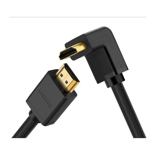 Ugreen HD103 kábel HDMI - HDMI sarok, könyök kábel 4K, 2 m (fekete)