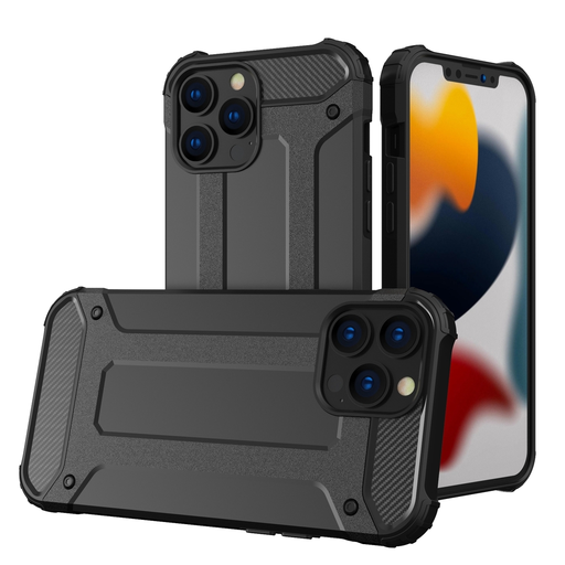 iPhone 13 Pro Max Hybrid Armor tok fekete iPhone 13 Pro Max Hybrid Armor tok fekete