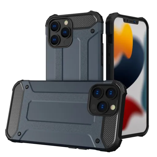 iPhone 13 Pro Max Hybrid Armor tok kék