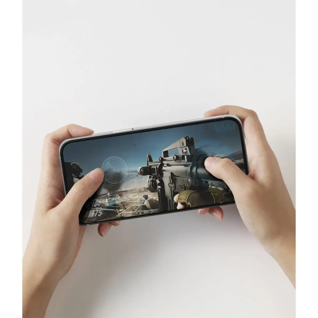 iPhone 13 Pro Max / 14 Plus Ringke Invisible Defender ID FC kijelzővédő üvegfólia - 9