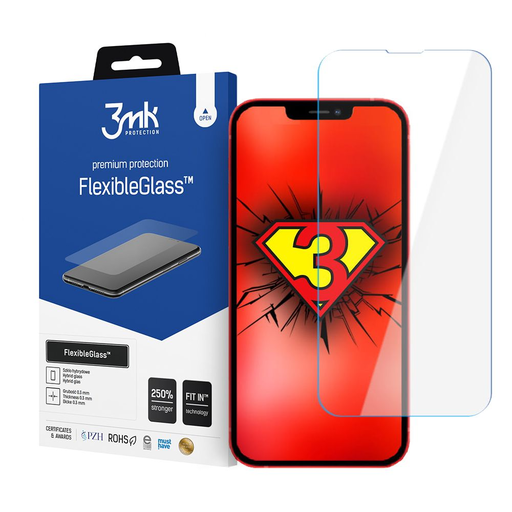 iPhone 13 mini 3MK FlexibleGlass Lite ochranná hybridná sklenená fólia na displej