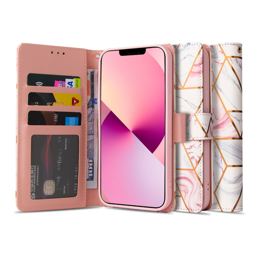 iPhone 13 Pro Max Tech-Protect Wallet fliptok Márvány mintás iPhone 13 Pro Max Tech-Protect Wallet fliptok Márvány mintás