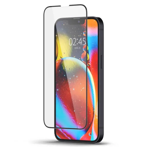 iPhone 13 Pro Max / 14 Plus Spigen Glass FC üvegfólia fekete (AGL03383)