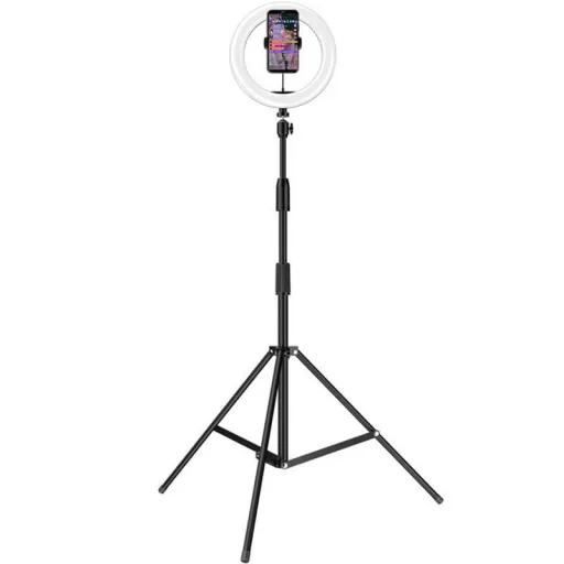 Ksc LED körfény és tripod, ringlight fekete (KSC-345)