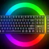 Delux KM12+KN12 mechanikus Gamer billentyűzet lecsatlakoztatható numerikus résszel, RGB világítással, angol - 2. kép