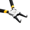 Deli Tools EDL0343 hajlított belső zégerfogó 18cm (fekete) - 3. kép