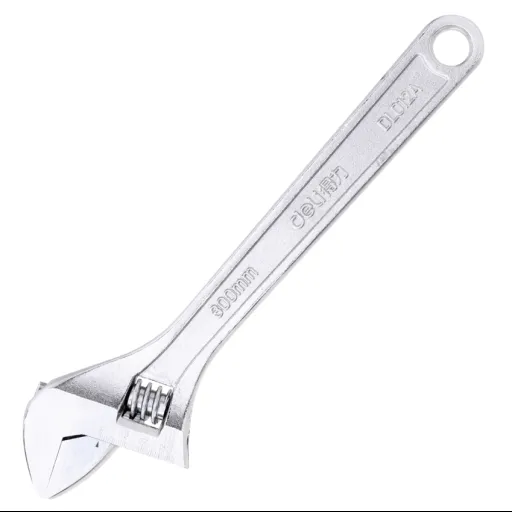 Deli Tools EDL012A állítható fogó, csavarkulcs 30cm (ezüst)