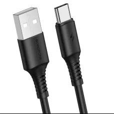 Borofone BX47 Coolway USB - USB Type-C kábel 3A 1m fekete