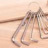 Deli Tools EDL3080 imbuszkulcs készlet 8db-os 1.5-6mm  - 0. kép