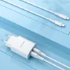 Borofone BN2 Hálózati töltő adapter 2xUSB 2.1A + USB Type-C kábel fehér - 0. kép