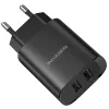 Borofone BN2 Hálózati töltő adapter 2xUSB 2.1A fekete - 0. kép