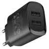 Borofone BN2 Hálózati töltő adapter 2xUSB 2.1A fekete - 2. kép