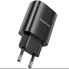 Borofone BN1 Hálózati töltő adapter USB 2.1A fekete