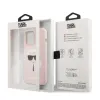 iPhone 13 Pro Karl Lagerfeld Head Silicone KLHCP13LSLKHP tok Light Pink - 3. kép