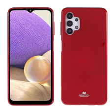 Samsung Galaxy A32 4G Mercury Jelly szilikon tok piros