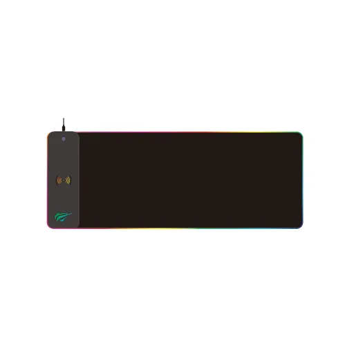 Havit MP907 RGB gamer egérpad 10W vezeték nélküli töltővel