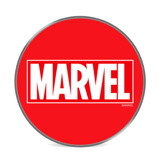 Marvel vezeték nélküli töltő Marvel logóval piros