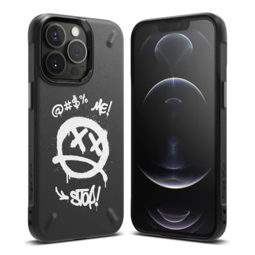 iPhone 13 Pro Max Ringke Onyx tok fekete grafiti mintával (OD556E233)