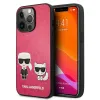 iPhone 13 Pro Karl Lagerfeld Ikonik Karl Choupette tok rózsaszín (KLHCP13LPCUSKCP) - 0. kép