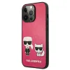 iPhone 13 Pro Karl Lagerfeld Ikonik Karl Choupette tok rózsaszín (KLHCP13LPCUSKCP) - 2. kép