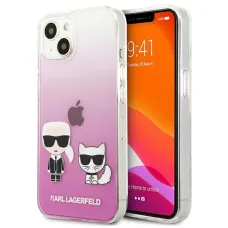 iPhone 13 Mini 5.4'' Karl Lagerfeld Karl Choupette tok rózsaszín (KLHCP13SCKTRP)