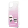 iPhone 13 Mini 5.4'' Karl Lagerfeld Karl Choupette tok rózsaszín (KLHCP13SCKTRP) - 4. kép