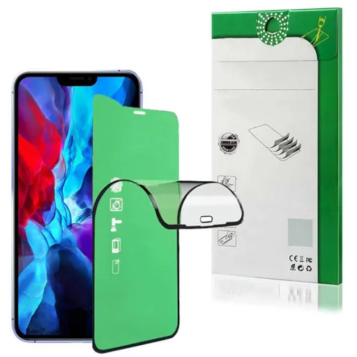 Oppo Reno 6 5G 9D Full Glue kijelzővédő üvegfólia kerámiával fekete