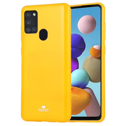 Samsung A32 5G Mercury Jelly szilikon tok sárga Samsung A32 5G Mercury Jelly szilikon tok sárga